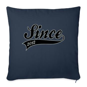 Birth - Since 2012 - Sofa pillowcase 17,3'' x 17,3'' (45 x 45 cm) - navy - Front