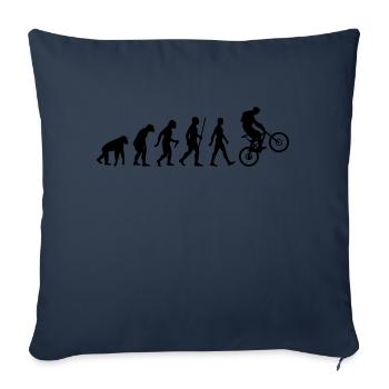 Evolution Mountainbike - Sofakissenbezug 45 x 45 cm - Navy - Vorne