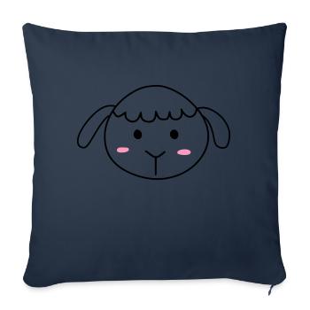 Cute sheep - Sofakissenbezug 45 x 45 cm - Navy - Vorne