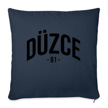 Düzce 81 Turkey Turkiye Gift Düzceli TR - Sofa pillowcase 17,3'' x 17,3'' (45 x 45 cm) - navy - Front