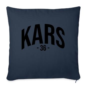 Kars 36 Türkei Turkiye Geschenk Urlaub TR Türk - Sofakissenbezug 45 x 45 cm - Navy - Vorne