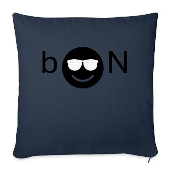 booN - Noob: Zeige deinen Humor! - Sofakissenbezug 45 x 45 cm - Navy - Vorne