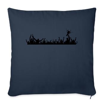 Fans Pokal - Sofakissenbezug 45 x 45 cm - Navy - Vorne
