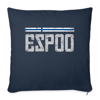 Espoo - Sofa pillowcase 17,3'' x 17,3'' (45 x 45 cm) - navy - Front