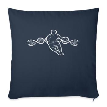 Basketball Basketball Basketball Lovers Club - Housse de coussin décorative 45 x 45 cm - bleu marine - Devant