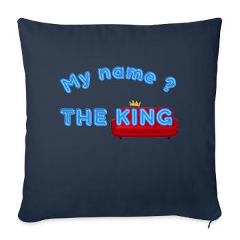 The design of kings - Sofa pillowcase 17,3'' x 17,3'' (45 x 45 cm) - navy - Front