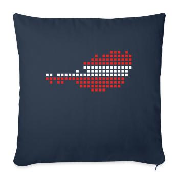 Österreich - Sofakissenbezug 45 x 45 cm - Navy - Vorne