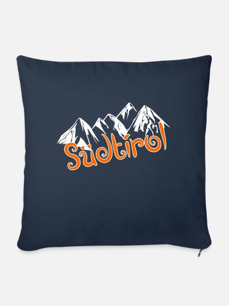 Südtirol - Sofakissenbezug 45 x 45 cm - Navy