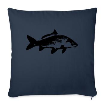 carp fish - Sofakissenbezug 45 x 45 cm - Navy - Vorne