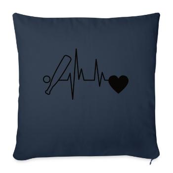 Baseball Player Baseball Baseball Lovers Saying - Sofa pillowcase 17,3'' x 17,3'' (45 x 45 cm) - navy - Front