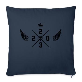 2023 Krone - Sofa pillowcase 17,3'' x 17,3'' (45 x 45 cm) - navy - Front