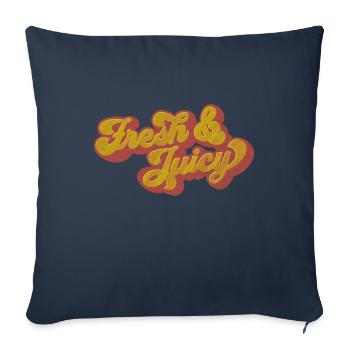 Fresh & juicy - Sofakissenbezug 45 x 45 cm - Navy - Vorne