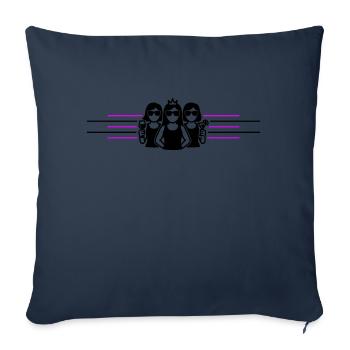 Bachelorette Party Girl - Sofa pillowcase 17,3'' x 17,3'' (45 x 45 cm) - navy - Front