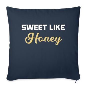 Sweet Like Honey Girlfriend girlfriend gift - Sofa pillowcase 17,3'' x 17,3'' (45 x 45 cm) - navy - Front