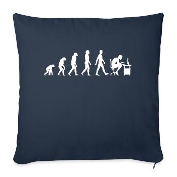 Evolution Gaming Zocker Gamer Nerd - Sofa pillowcase 17,3'' x 17,3'' (45 x 45 cm) - navy - Front