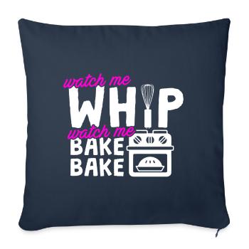 Baker Watch Me Bake - Sofa pillowcase 17,3'' x 17,3'' (45 x 45 cm) - navy - Front