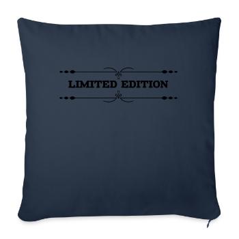 limited_edition - Housse de coussin décorative 45 x 45 cm - bleu marine - Devant
