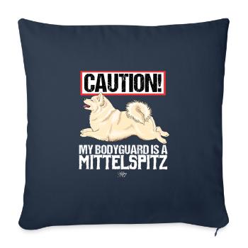 mittelguard4 - Sofa pillowcase 17,3'' x 17,3'' (45 x 45 cm) - navy - Front