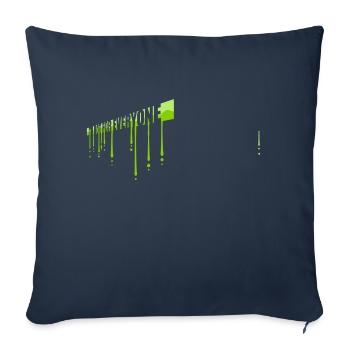 Je ne suis pas pour tout le monde - Housse de coussin décorative 45 x 45 cm - bleu marine - Devant