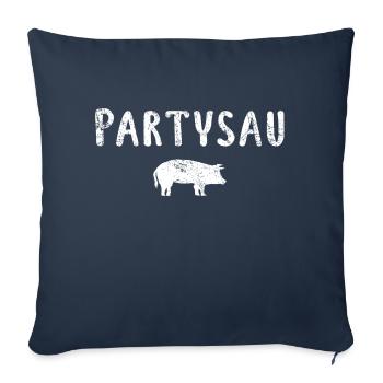 Partysau grunge - Sofakissenbezug 45 x 45 cm - Navy - Vorne