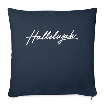 Hallelujah - Sofakissenbezug 45 x 45 cm - Navy - Vorne