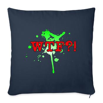 WTF - Sofakissenbezug 45 x 45 cm - Navy - Vorne