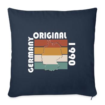 Germany Original - Sofa pillowcase 17,3'' x 17,3'' (45 x 45 cm) - navy - Front