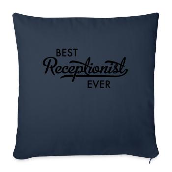 Rezpetionist - Sofakissenbezug 45 x 45 cm - Navy - Vorne