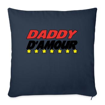 LIEBE DADDY - Sofakissenbezug 45 x 45 cm - Navy - Vorne