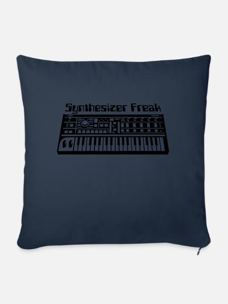 Synthesizer Freak - Sofakissenbezug 45 x 45 cm - Navy