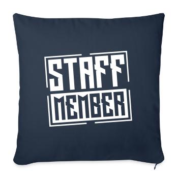 staff member - Sofa pillowcase 17,3'' x 17,3'' (45 x 45 cm) - navy - Front