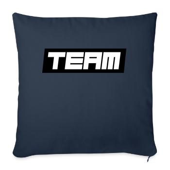 Équipe - Housse de coussin décorative 45 x 45 cm - bleu marine - Devant
