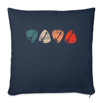 Guitarists Music Guitar Musicians Guitarist - Sofa pillowcase 17,3'' x 17,3'' (45 x 45 cm) - navy - Front