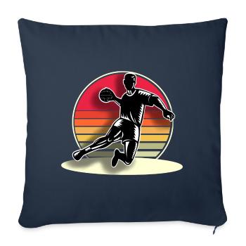 Handball Handballer - Sofakissenbezug 45 x 45 cm - Navy - Vorne