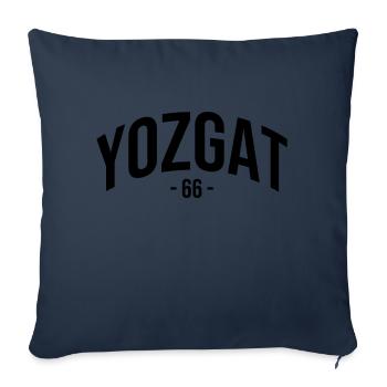 Yozgat 66 Türkei Turkiye Geschenk Urlaub TR Türk - Sofakissenbezug 45 x 45 cm - Navy - Vorne