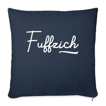 Fuffzich - Sofakissenbezug 45 x 45 cm - Navy - Vorne