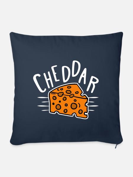 Cheddar Cheese - Sofakissenbezug 45 x 45 cm - Navy
