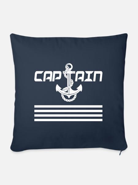 Kapitän - Sofakissenbezug 45 x 45 cm - Navy