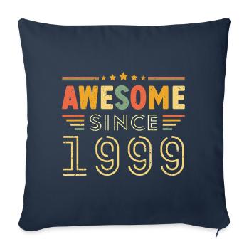Vintage Legend 1999 Gift from 1999 - Born in 1999 - Sofa pillowcase 17,3'' x 17,3'' (45 x 45 cm) - navy - Front