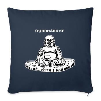 buddhabrot - Housse de coussin décorative 45 x 45 cm - bleu marine - Devant