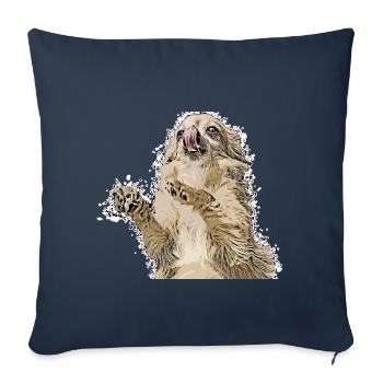 Chihuahua - Housse de coussin décorative 45 x 45 cm - bleu marine - Devant