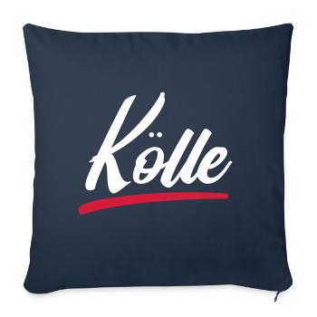 KÖLLE | KÖLN DESIGN - Sofakissenbezug 45 x 45 cm - Navy - Vorne