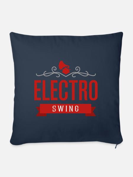 Red Electro Swing Edition - Sofakissenbezug 45 x 45 cm - Navy