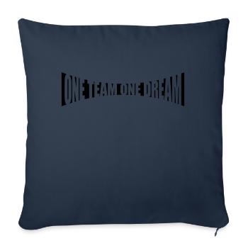 L’équipe Gebogen One - Housse de coussin décorative 45 x 45 cm - bleu marine - Devant