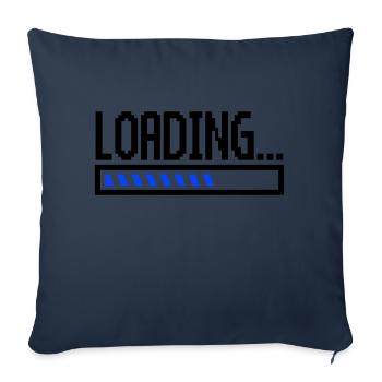Loading - Sofa pillowcase 17,3'' x 17,3'' (45 x 45 cm) - navy - Front