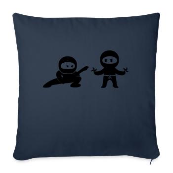 ninjas comic - Sofakissenbezug 45 x 45 cm - Navy - Vorne