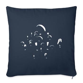 paragliding - Sofakissenbezug 45 x 45 cm - Navy - Vorne