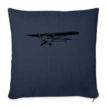 Piper Cub - Sofakissenbezug 45 x 45 cm - Navy - Vorne