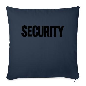 security - Sofa pillowcase 17,3'' x 17,3'' (45 x 45 cm) - navy - Front