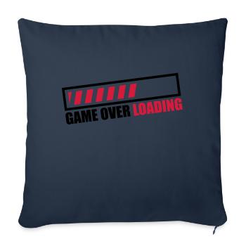 game_over_loading_c2 - Sofakissenbezug 45 x 45 cm - Navy - Vorne